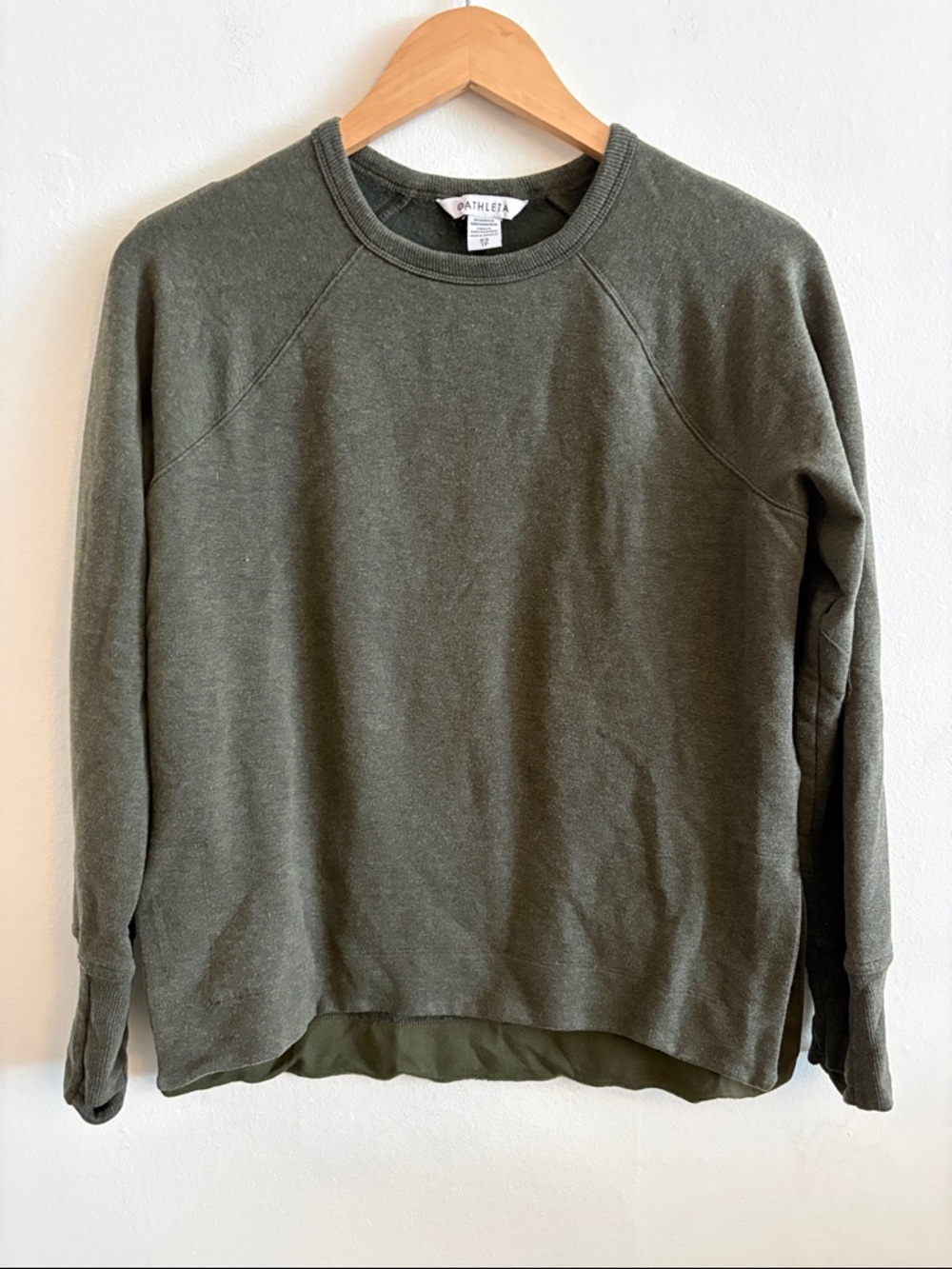 Athleta Coaster Luxe Recover Crewneck Sweatshirt Size XS